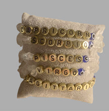 Load image into Gallery viewer, Horoscope Natural Stone Bracelet
