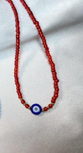 Load image into Gallery viewer, Unisex Beaded Evil Eye Necklace
